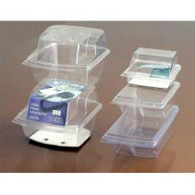 Caja de embalaje de plástico transparente para el almacenamiento de alimentos